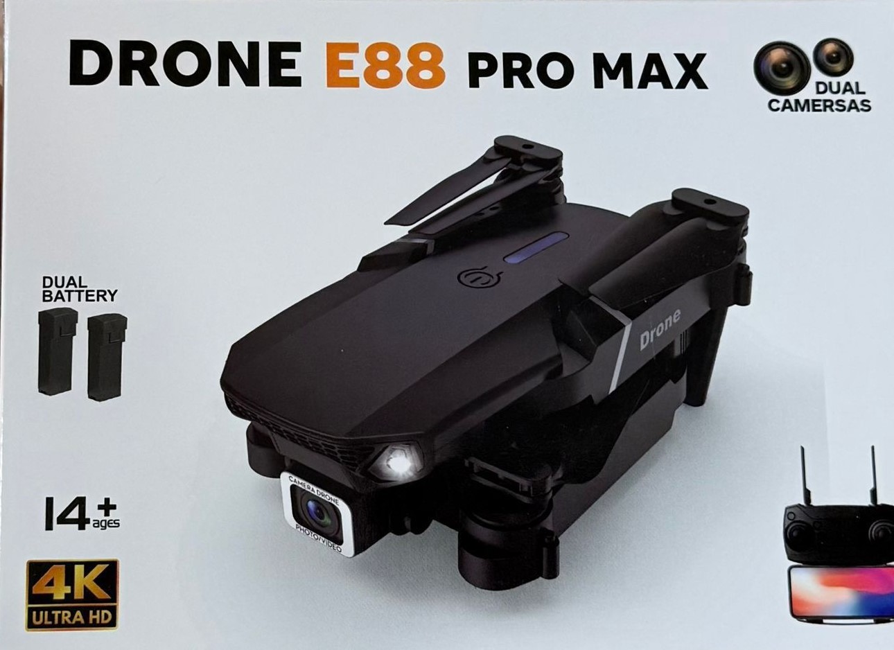 Drone E88 Pro Max | Dual Battery | 4K Ultra HD